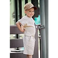 MAXIMO Shorts (1-tlg) Seitentaschen, Bändchen, Unisex