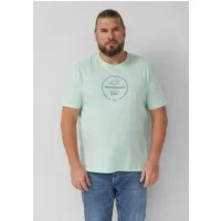 s.Oliver Kurzarmshirt T-Shirt Jersey-T-Shirt mit Frontprint