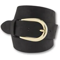 BERND GÖTZ Ledergürtel Ledergürtel mit hufeisenförmiger Goldschließe