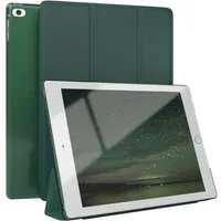 EAZY CASE Tablet-Hülle Smart Case für iPad 5./6. Generation & Air 1/Air 2 9,7 Zoll, Tablet Schutzhülle aufstellbar Flip Cover Bookstyle Hülle Dunkelgrün