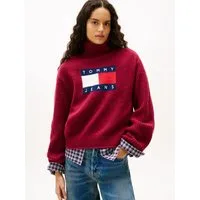 Tommy Jeans Rollkragenpullover TJW TURTLENECK FLAG SWEATER EXT