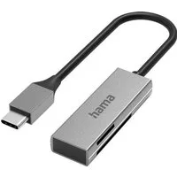 Hama RFID-Kartenleser Hama USB-Kartenleser, USB-C, USB 3.0, SD/microSD Alu