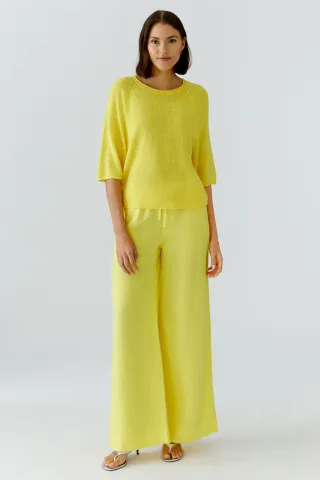 Oui - Pullover lemon zest - Gr. - 44