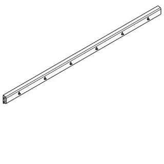 KWC Aquarotter Armatureneinheit, Edst., W.-Mont., 6 Waschplätze, 3600 mm, Wasser links, 3600004783 3600004783