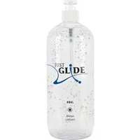Just Glide Analgleitgel Anal - optimierter pH-Wert für anales Vergnügen, Flasche mit 1000ml (1 Liter), 1-tlg., Gleitgel für lustvollen Analverkehr