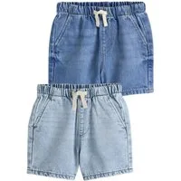 Next Shorts Gebleichte Schlupfshorts im 2er-Pack (2-tlg)