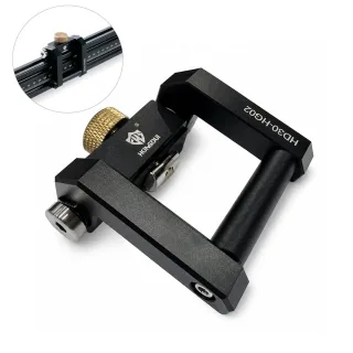 HONGDUI Flip Stop for HD30-WL02 Fence Guide Rail Woodworking Bench MFT System Precision Guide Rod Stop Block