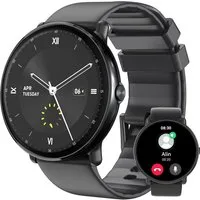 Vivitar Damen & Herren – Fitnessuhr mit Bluetooth-Telefonie, AMOLED-Display Smartwatch 25 Tage Standby, kompatibel mit iOS und Android, Schnellladefunktion, Zyklusverfolgung, Musiksteuerung, über 290 Zifferblätter, 260-mAh-Akku, 111 Sportmodi, IP68-W