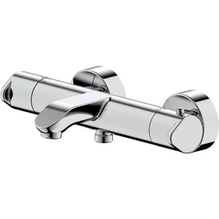 Bravat Milano Wannenfüll- u. Brausethermostat 3518162 Aufputz, chrom