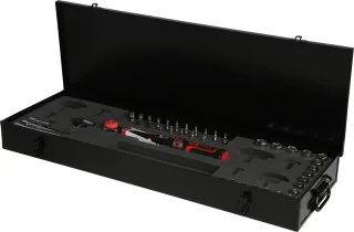 KS Tools 3/8" ERGOTORQUE®precision Ratschen-Drehmomentschlüssel-Satz Drehknopf, 10-50Nm, 41-tlg - 516.1425