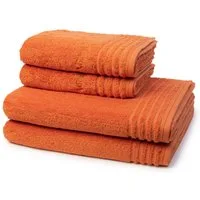 Vossen Handtuch Set Vienna Style Supersoft, Frottee (Spar-Set, 4-St), 2 X Handtuch 2 X Duschtuch im Set - Baumwolle - Saugstark