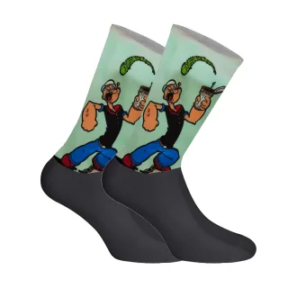 Elastische bedruckte lange Socken für Unisex