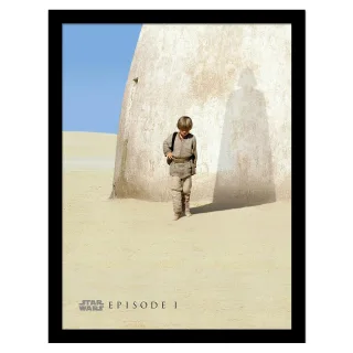 Star Wars - bedruckt "Episode I" (Blau/Cremefarbe/Weiß)