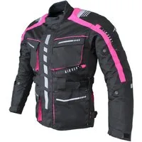 Alpha Speeds Motorradjacke Damen Motorrad Textil Jacke Biker wasserdicht Jacke mit Protektoren Sport, Innenjacke ist trennbar: All Season, Pink