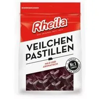 Rheila Süßigkeit, Rheila Veilchen Pastillen Hartlakritz Pastillen Laktosefrei 90