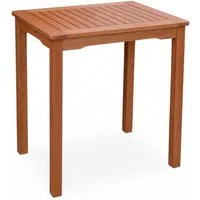Garden Pleasure Gartentisch Gartentisch Balkontisch PITTSBURGH 70 x 50 cm aus Eukalyptus