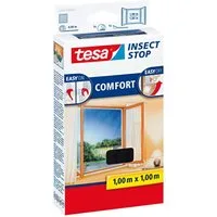 tesa Fliegengitter-Gewebe, Anthrazit 1,3m x 1,3m Premium