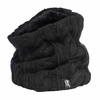 Wärmehalter - Ladies Thick Cable Knit Fleece Lined Neck Warmer