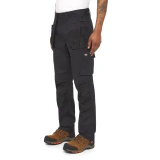 Dickies Multifunktions-Utility-Polyester-Arbeitshose für Herren in Schwarz