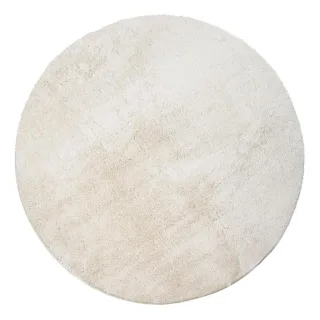 Paco Home Kurzflorteppich, Creme, Textil, Rund, 200x200 cm, strapazierfähig, für Fußbodenheizung geeignet, Teppiche & Böden, Teppiche