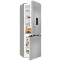 exquisit Kühl-/Gefrierkombination KGC5320-95-E-WS-040C, 185.8 cm hoch, 60 cm breit, Kühlschrank mit Wasserspender, 4-Sterne-Gefrieren, Alarm-Funktion
