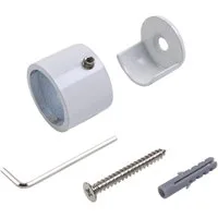 Liedeco Wandträger Power, Gardinenstangen, (1-St), für Gardinenstangen Ø 20 mm