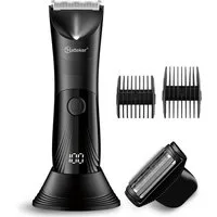 HATTEKER Körperrasierer RFC-8102, Folienrasierer Trimmer, Wasserdicht 2-IN-1