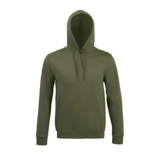 SOLS Snake Unisex Sweatshirt mit Kapuze (Dunkelgrün)