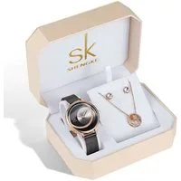 Tidy Schmuckset Valentinstag Muttertag Shengke Geschenkset Damenuhr Geschenkbox