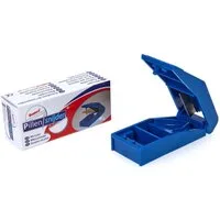 Romed Pillendose Pillenschneider, blau