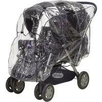 Playshoes Kinderwagen-Regenschutzhülle Universal-Regen-Verdeck für Geschwisterwagen