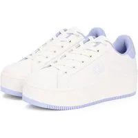 Tommy Jeans TJW FLATFORM ESS MU Plateausneaker, Freizeitschuh, Halbschuh, Schnürschuh mit Kontrastbesatz