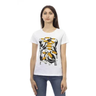 Tukan Grafik T-Shirt mit kurzen Ärmeln und Rundhals