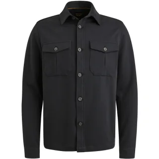 PME Legend - Bequemes Overshirt aus schwerem Twill blau - Gr. - M