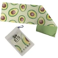 speecheese Sporthandtuch Avocado Eishandtuch für Superfood-Liebhaber