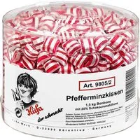 KUEFA Süßigkeit, Küfa Pfefferminzkissen Lutschbonbons mit Schokocremefüllung 1500g