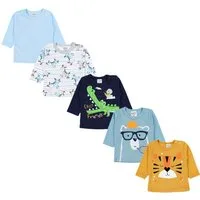 TupTam Langarmshirt TupTam Baby Jungen Langarmshirt 5er Set