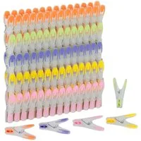 relaxdays Wäscheklammern Wäscheklammern Soft-Grip 75 Stück