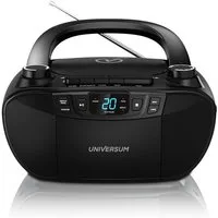 Universum BB 200 CD-Player (AM/FM Radio, Kassettenspieler, Kopfhöreranschluss, leicht zu bedienen)