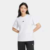 adidas Sportswear T-Shirt ESSENTIALS SMALL LOGO COTTON Basic Design, Rundhalsausschnitt, mit kleinem 3-Streifen Logo