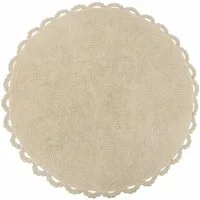 Mirabeau Teppich Teppich Arash creme, H/Ø ca. 2/150 cm, Höhe: 2.0 mm