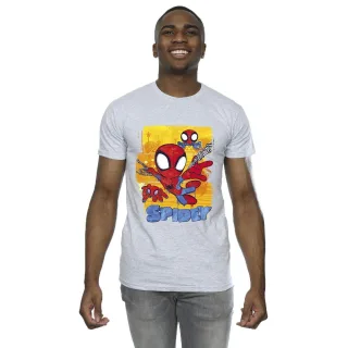 Marvel - "Spidey And His Amazing Friends" T-Shirt für Herren (Grau)
