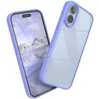 EAZY CASE Handyhülle Bumper Case für Apple iPhone 17 6,3 Zoll, Smart Slimcover Transparent stoßfest Hybrid Hülle Back Cover Blau