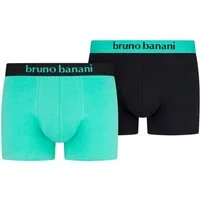 Bruno Banani Boxer Flowing (2er Pack) mit kontrastreichem Logobund