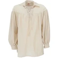 Guru-Shop Hemd & Shirt Schlupfhemd, Freizeithemd, Mittelalterhemd -.. Ethno Style, alternative Bekleidung