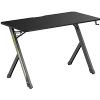 NanoRS Gamingtisch RS101 mit Kopfhörer- und Becherhalter max. 75kg, Abmessungen 120x60x75 cm