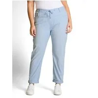 TOM TAILOR PLUS Jogger Pants im 5-Pocket-Stil mit Stretch und Bindeband
