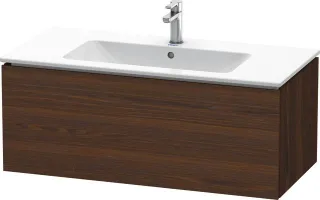 Duravit L-Cube Waschtischunterbau wandhängend Nussbaum gebürstet Matt 1020x481x400 mm - LC614206969 LC614206969