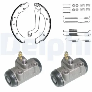 Delphi Bremsbacken vormontiert hinten Citroen C25 Fiat Ducato Peugeot J5