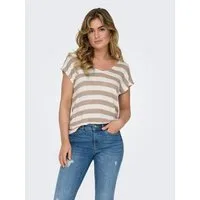 ONLY V-Shirt ONLLIRA LIFE S/S V-NECK TOP JRS NOOS